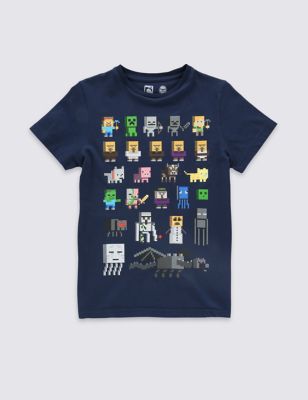 Pure Cotton Minecraft T-Shirt &#40;3-14 Years&#41;